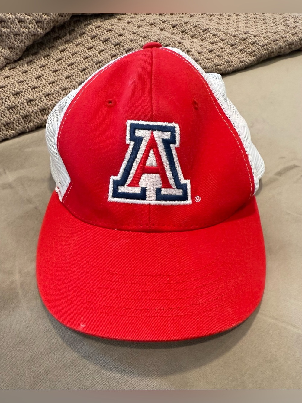 Unisex University of Arizona (UofA) Red & White Trucker Hat